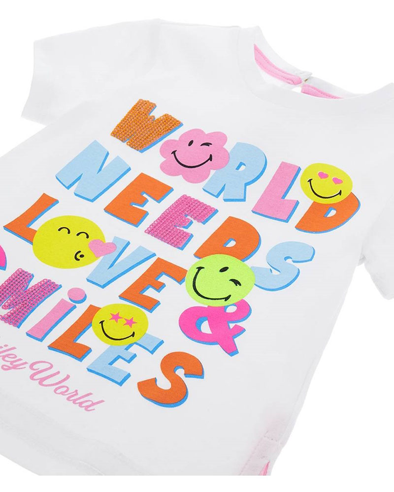 ORIGINAL MARINES JOLLA BEACH T-SHIRT MM BABY GIRL SMILEY ΜΠΟΥΦΑΝ ΠΑΙΔΙΚΟ GIRL - ORMAPDDPV1125NF00000