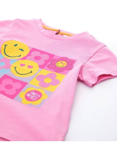 ORIGINAL MARINES JOLLA BEACH T-SHIRT MM BABY GIRL SMILEY ΜΠΟΥΦΑΝ ΠΑΙΔΙΚΟ GIRL - ORMAPDDPV1125NF00000