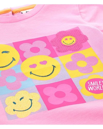 ORIGINAL MARINES JOLLA BEACH T-SHIRT MM BABY GIRL SMILEY ΜΠΟΥΦΑΝ ΠΑΙΔΙΚΟ GIRL - ORMAPDDPV1125NF00000