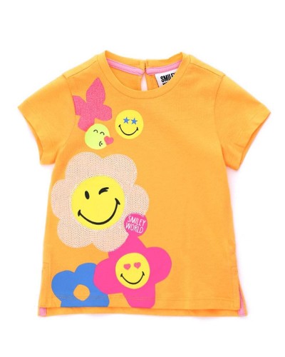 ORIGINAL MARINES JOLLA BEACH T-SHIRT MM BABY GIRL SMILEY ΜΠΟΥΦΑΝ ΠΑΙΔΙΚΟ GIRL - ORMAPDDPV1125NF00000