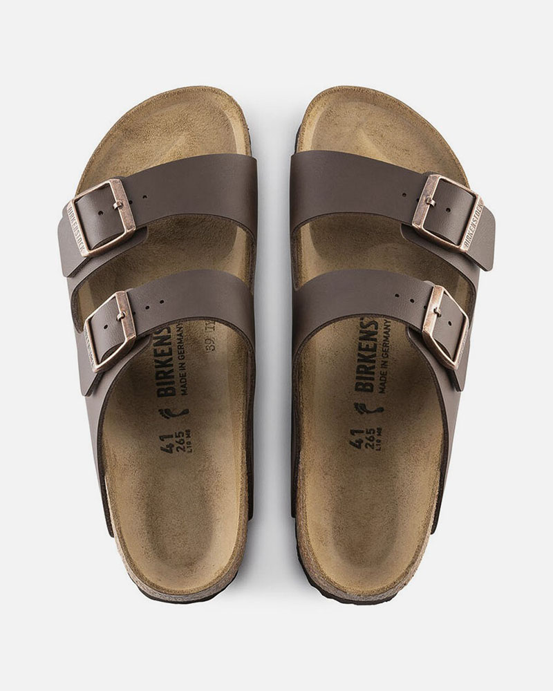 BIRKENSTOCK SYNTHETICS ARIZONA BF DARK BROWN 35 - 50 REGULAR CORE ESSENTIAL ΠΑΠΟΥΤΣΙ UNISEX - BK0SH517010035500000