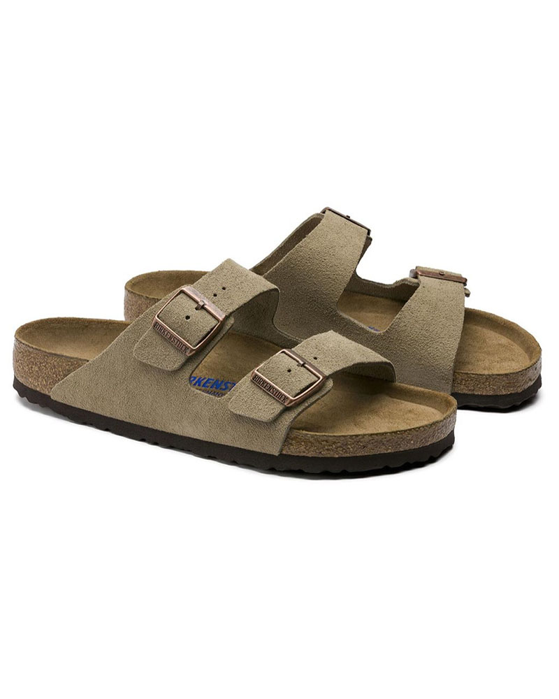 BIRKENSTOCK S25 LEATHER ARIZONA SFB LEVE TAUPE 35 - 46 NARROW CORE ESSENTIAL ΠΑΠΟΥΤΣΙ UNISEX - BK0SH951303003546000