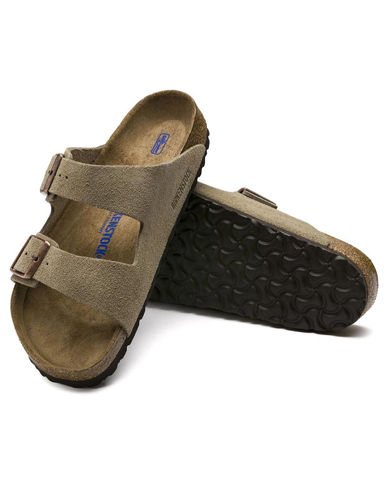 BIRKENSTOCK S25 LEATHER ARIZONA SFB LEVE TAUPE 35 - 46 NARROW CORE ESSENTIAL ΠΑΠΟΥΤΣΙ UNISEX - BK0SH951303003546000