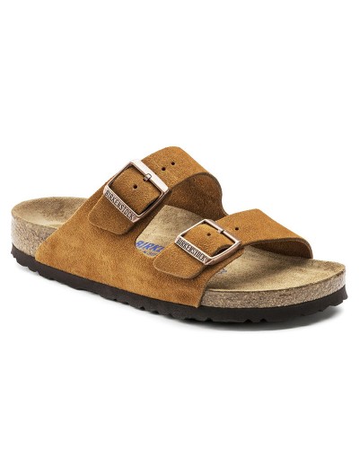 BIRKENSTOCK S25 LEATHER ARIZONA SFB LEVE MINK 35 - 46 NARROW CORE ESSENTIAL ΠΑΠΟΥΤΣΙ UNISEX - BK0SH100952700354600