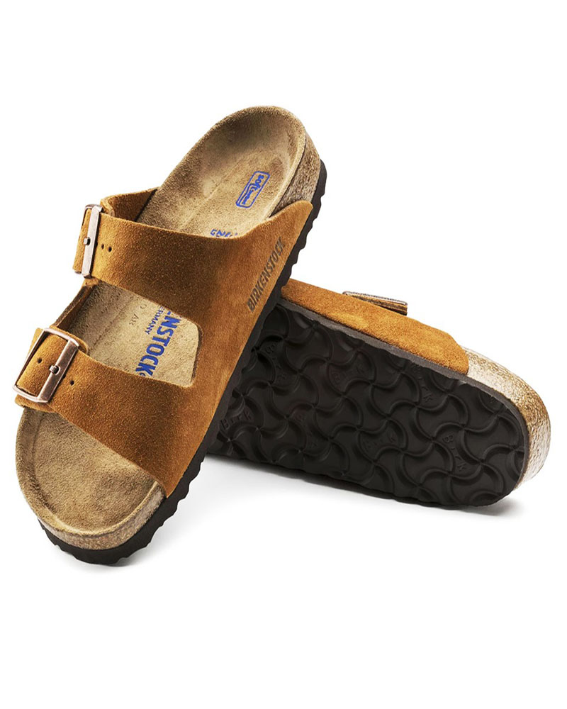 BIRKENSTOCK S25 LEATHER ARIZONA SFB LEVE MINK 35 - 46 NARROW CORE ESSENTIAL ΠΑΠΟΥΤΣΙ UNISEX - BK0SH100952700354600