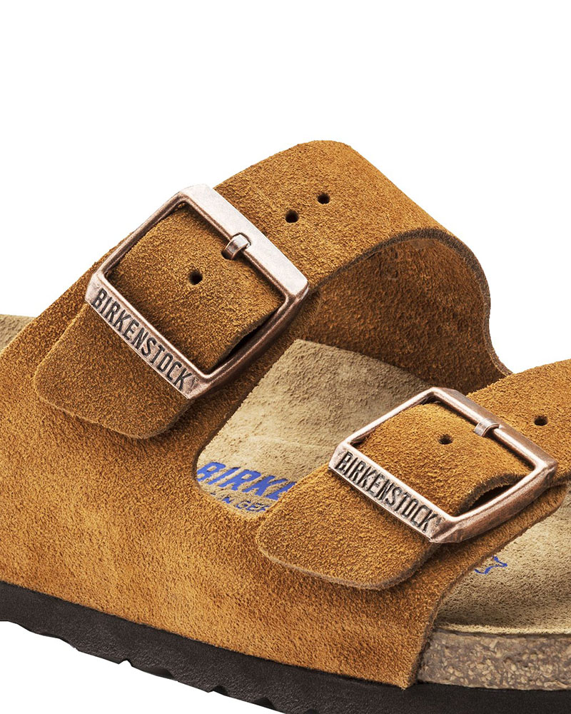 BIRKENSTOCK S25 LEATHER ARIZONA SFB LEVE MINK 35 - 46 NARROW CORE ESSENTIAL ΠΑΠΟΥΤΣΙ UNISEX - BK0SH100952700354600