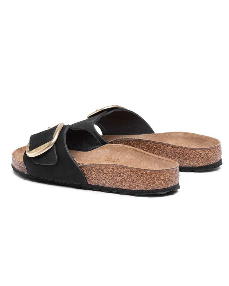 BIRKENSTOCK LEATHER MADRID BIG BUCKLE LEOI BLACK HEX 35 - 43 NARROW CORE ESSENTIAL CLASSIC ADULTS LEA ΠΑΠΟΥΤΣΙ Γ - BK0SH100652300354300