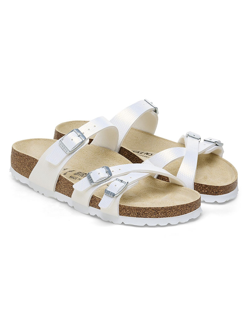 BIRKENSTOCK BS CLASSIC FRANCA BF SHINY LIZARD WHITE 35 - 43 REGULAR SEASONAL ΠΑΠΟΥΤΣΙ ΓΥΝΑΙΚΕΙΟ - BK0SH102646100354300