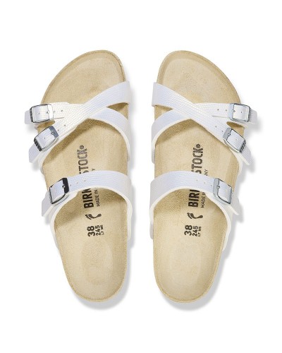 BIRKENSTOCK BS CLASSIC FRANCA BF SHINY LIZARD WHITE 35 - 43 REGULAR SEASONAL ΠΑΠΟΥΤΣΙ ΓΥΝΑΙΚΕΙΟ - BK0SH102646100354300