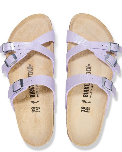 BIRKENSTOCK BS CLASSIC FRANCA BF SHINY LIZARD PURPLE FOG 35 - 43 REGULAR SEASONAL ΠΑΠΟΥΤΣΙ ΓΥΝΑΙΚΕΙΟ - BK0SH102647100354300