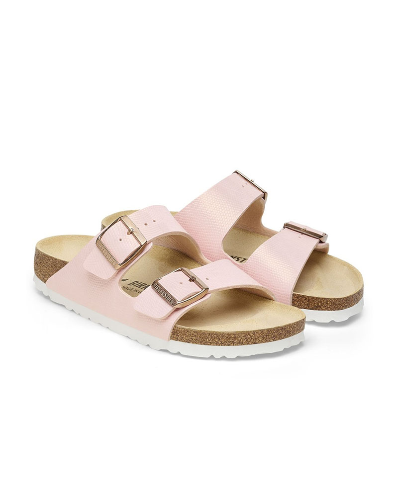 BIRKENSTOCK BS CLASSIC ARIZONA BF SHINY LIZARD LIGHT ROSE 35 - 43 NARROW SEASONAL ΠΑΠΟΥΤΣΙ ΓΥΝΑΙΚΕΙΟ - BK0SH102644800354300