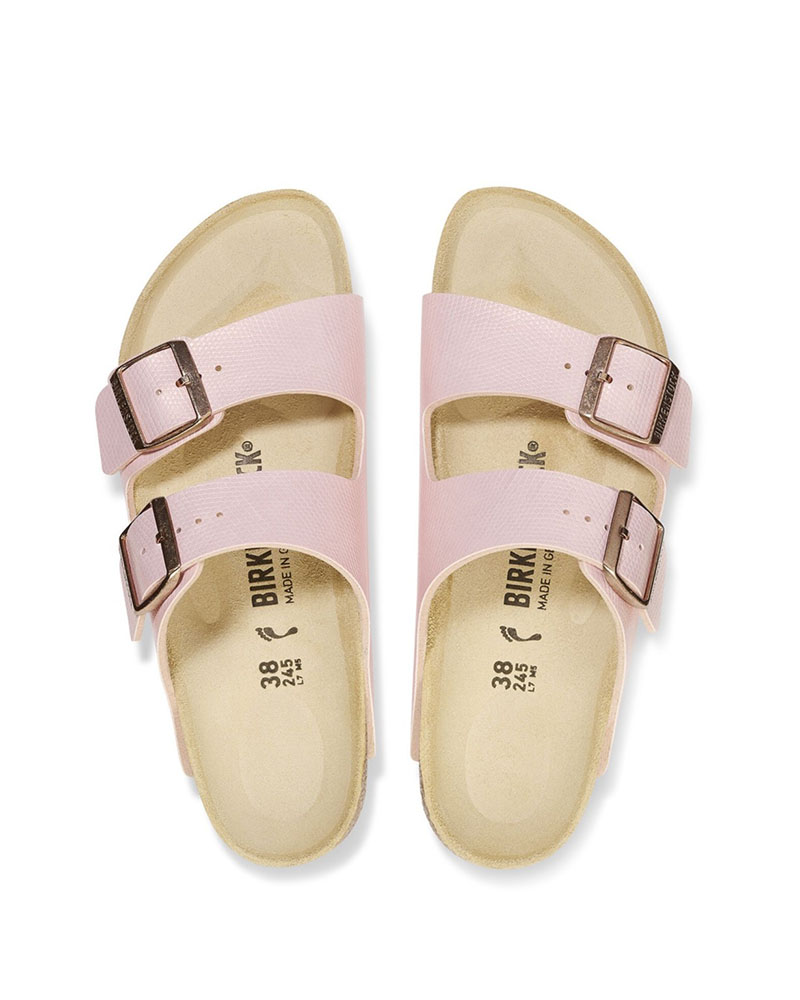 BIRKENSTOCK BS CLASSIC ARIZONA BF SHINY LIZARD LIGHT ROSE 35 - 43 NARROW SEASONAL ΠΑΠΟΥΤΣΙ ΓΥΝΑΙΚΕΙΟ - BK0SH102644800354300