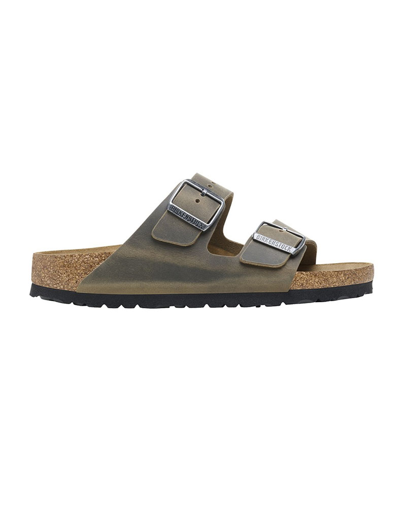 BIRKENSTOCK LEATHER ARIZONA LEOI FADED KHAKI 35 - 50 NARROW SEASONAL ΠΑΠΟΥΤΣΙ UNISEX - BK0SH102703900355000