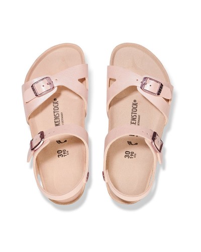 BIRKENSTOCK BS KIDS RIO KIDS BF GRACEFUL LIGHT ROSE 24 - 35 NARROW SEASONAL ΠΑΠΟΥΤΣΙ ΠΑΙΔΙΚΟ GIRL - BK0SJ102733800243500