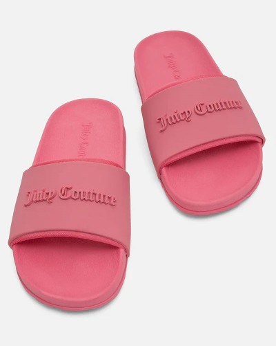 JUICY BRENNA EMBOSSED SLIDERS - JCAY121047