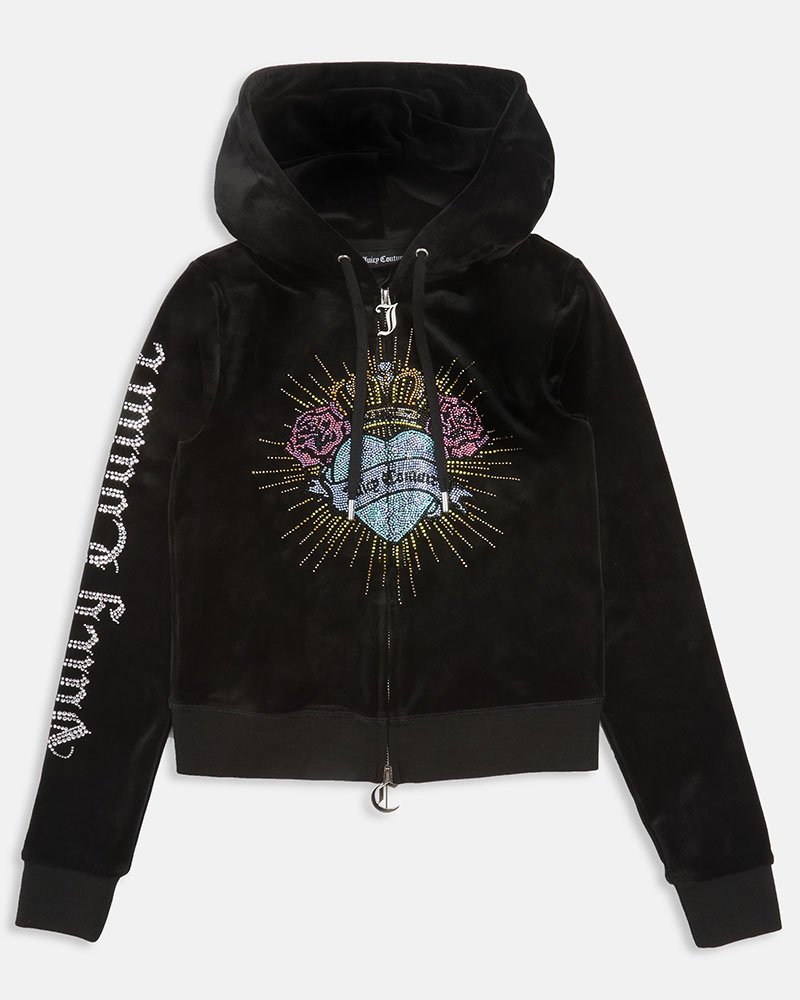 JUICY SACRED HEART ROBERTSON HOODIE - JCBAS224816