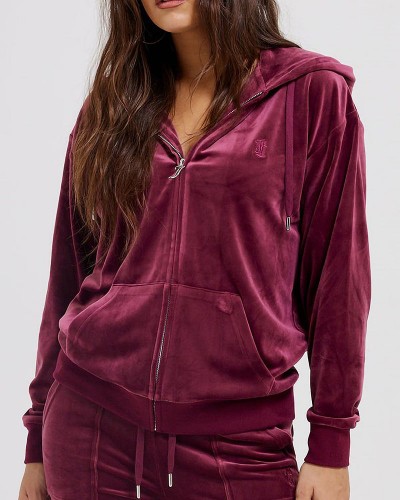 JUICY HALAN OVERSIZED ZIP THRU HOODIE - JCWAS24342