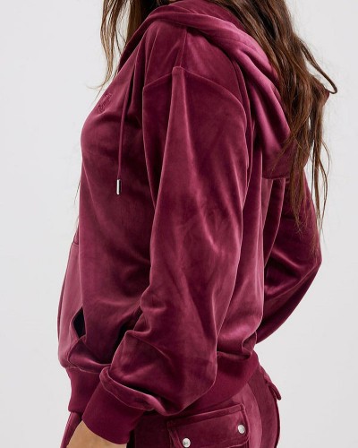 JUICY HALAN OVERSIZED ZIP THRU HOODIE - JCWAS24342