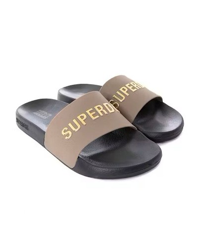 SUPERDRY D3 SDCD CODE LOGO VEGAN POOL SLIDE ΠΑΠΟΥΤΣΙ ΑΝΔΡΙΚΟ - SD0SHMF310239A000000