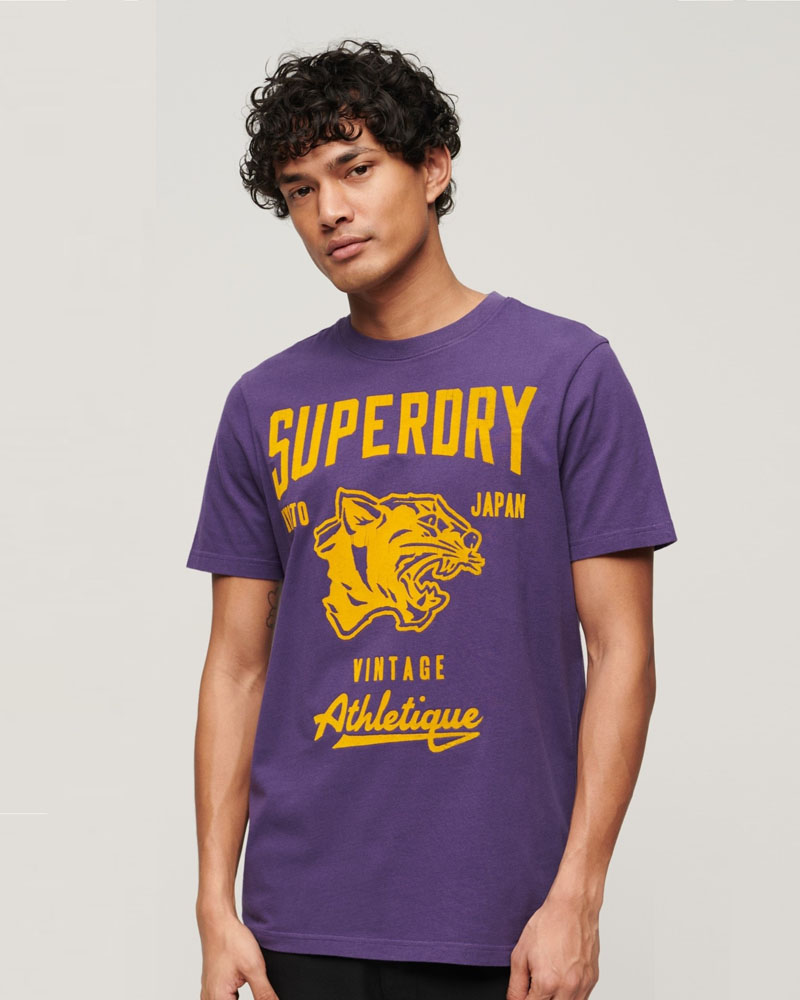 SUPERDRY D3 OVIN TRACK & FIELD ATH GRAPHIC TEE ΜΠΛΟΥΖΑ ΑΝΔΡΙΚΟ - SD0APM1011899A000000