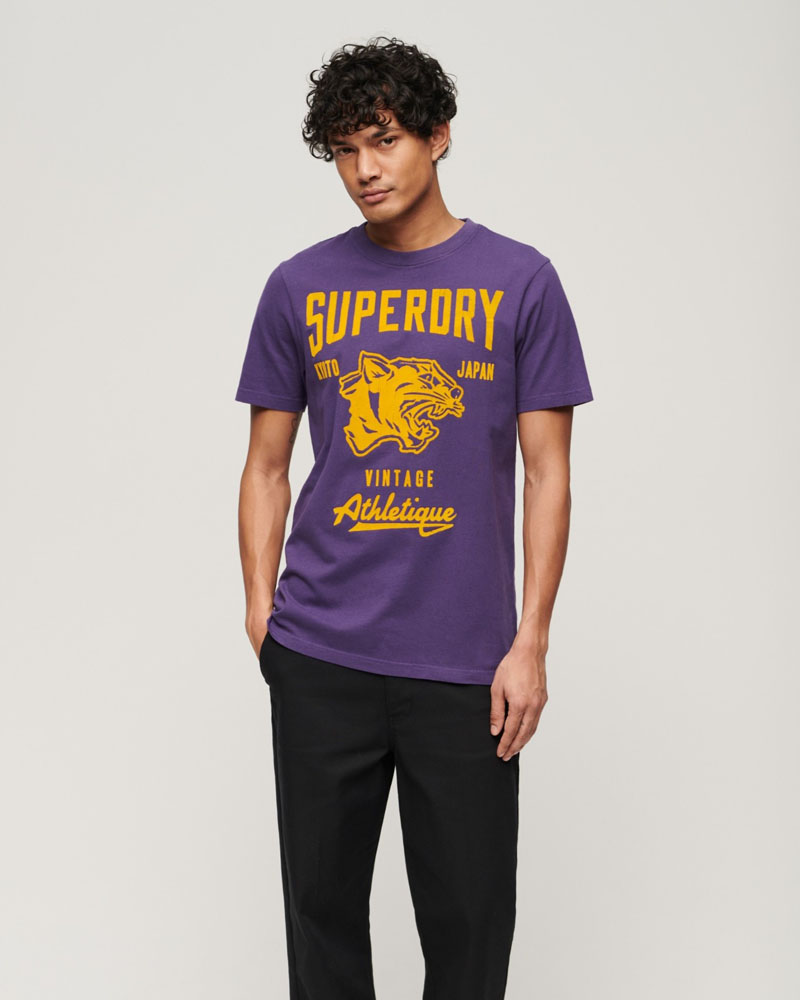 SUPERDRY D3 OVIN TRACK & FIELD ATH GRAPHIC TEE ΜΠΛΟΥΖΑ ΑΝΔΡΙΚΟ - SD0APM1011899A000000