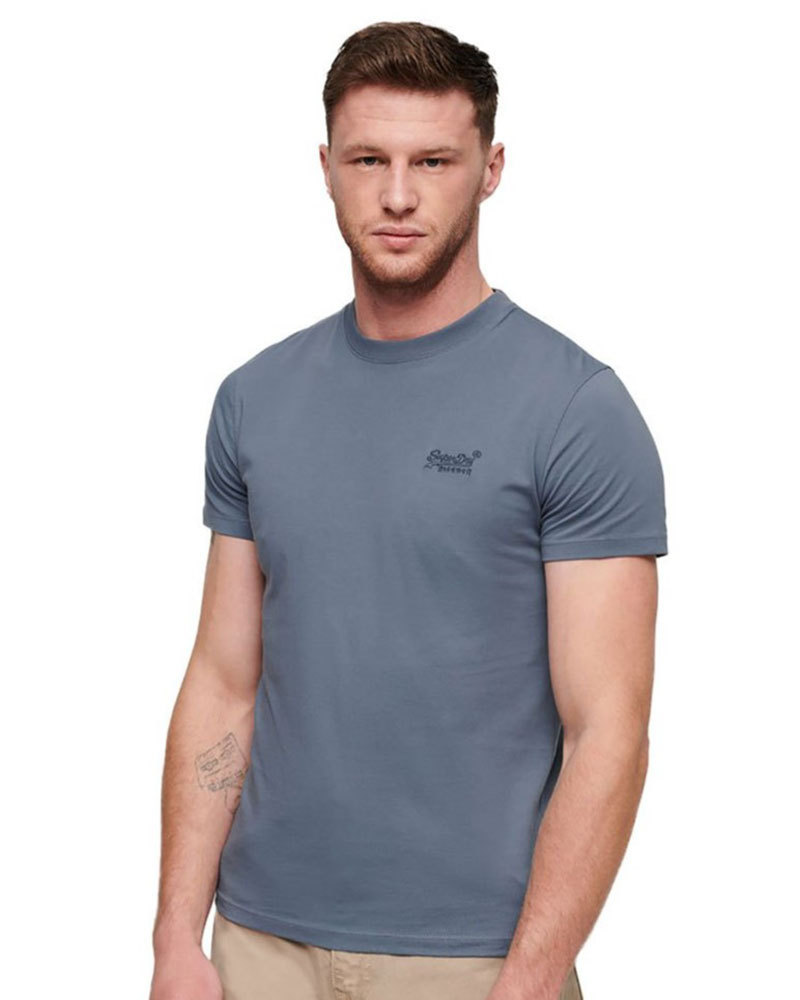 SUPERDRY D1 OVIN ESSENTIAL LOGO EMB TEE UB ΜΠΛΟΥΖΑ ΑΝΔΡΙΚΟ - SD0APM1011927A000000