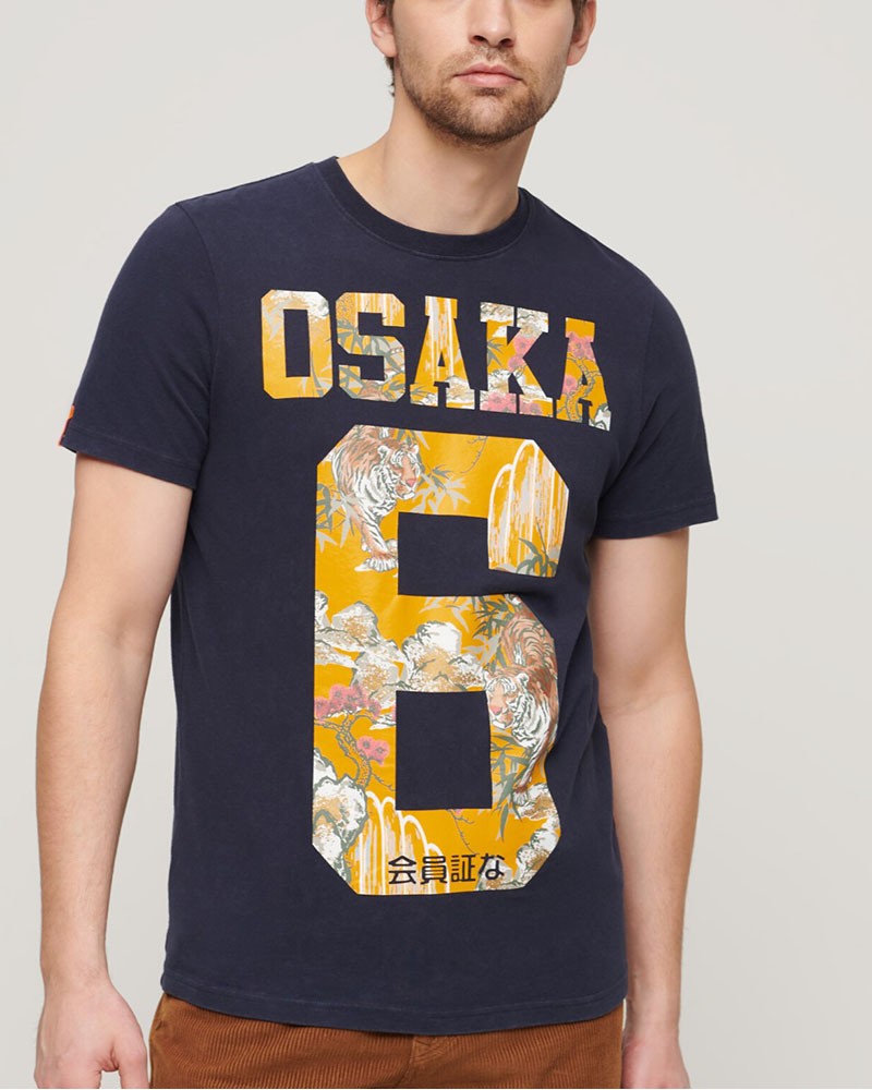 SUPERDRY D1 OVIN OSAKA 6 JAPANESE INFILL TEE ΜΠΛΟΥΖΑ ΑΝΔΡΙΚΟ - SD0APM1011965A000000