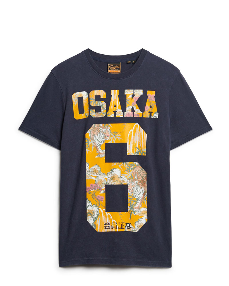 SUPERDRY D1 OVIN OSAKA 6 JAPANESE INFILL TEE ΜΠΛΟΥΖΑ ΑΝΔΡΙΚΟ - SD0APM1011965A000000