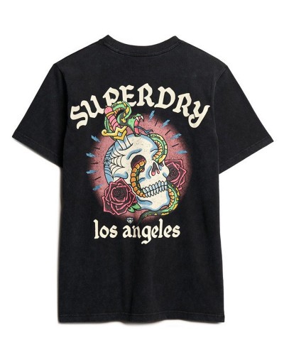 SUPERDRY D1 OVIN TATTOO GRAPHIC T SHIRT ΜΠΛΟΥΖΑ ΑΝΔΡΙΚΟ - SD0APM1012012A000000