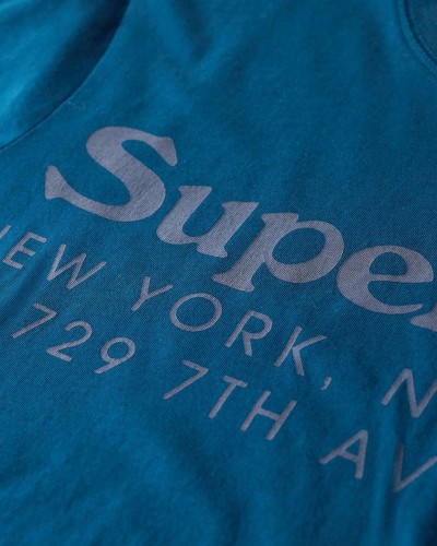 SUPERDRY D3 OVIN TONAL VENUE LOGO T SHIRT ΜΠΛΟΥΖΑ ΑΝΔΡΙΚΟ - SD0APM1012015A000000