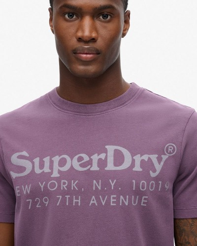 SUPERDRY D3 OVIN TONAL VENUE LOGO T SHIRT ΜΠΛΟΥΖΑ ΑΝΔΡΙΚΟ - SD0APM1012015A000000