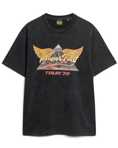 SUPERDRY D2 OVIN 70s ROCK GRAPHIC BAND T SHIRT ΜΠΛΟΥΖΑ ΑΝΔΡΙΚΟ - SD0APM1012019A000000