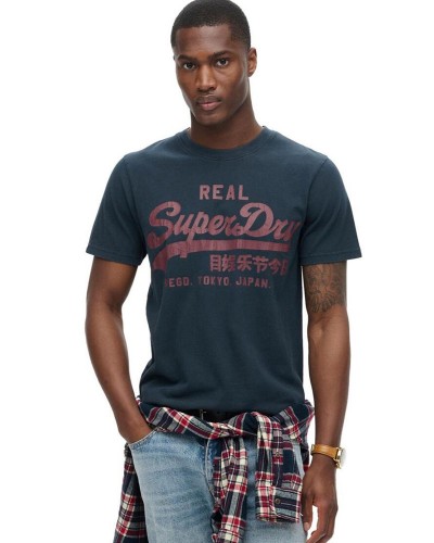 SUPERDRY D1 OVIN CLASSIC VL GRAPHIC T SHIRT ΜΠΛΟΥΖΑ ΑΝΔΡΙΚΟ - SD0APM1012025A000000