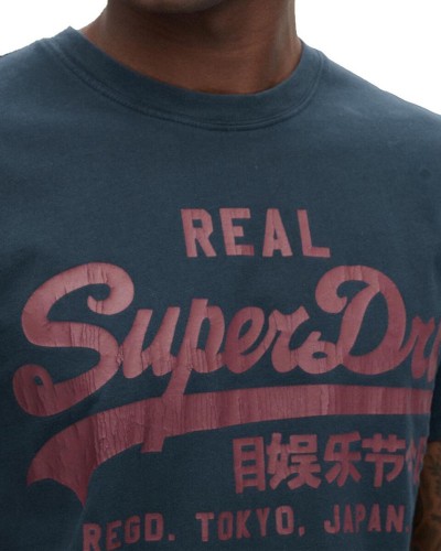 SUPERDRY D1 OVIN CLASSIC VL GRAPHIC T SHIRT ΜΠΛΟΥΖΑ ΑΝΔΡΙΚΟ - SD0APM1012025A000000