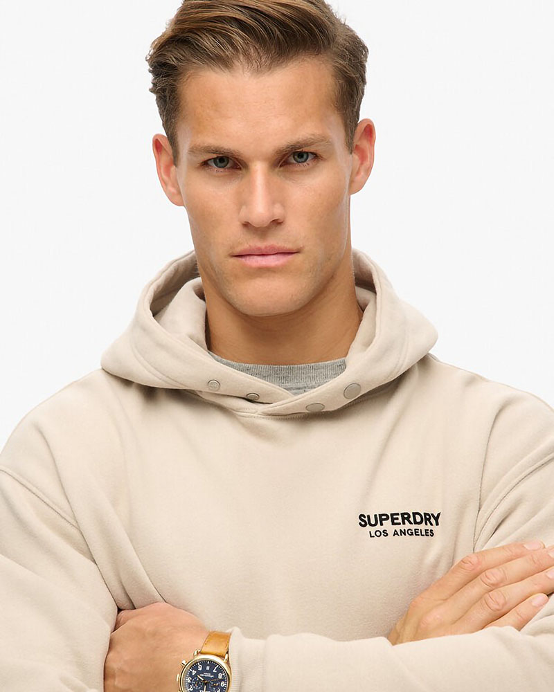 SUPERDRY D1 SDCD LUXURY SPORT LOOSE HOOD ΦΟΥΤΕΡ ΑΝΔΡΙΚΟ - SD0APM2013726A000000