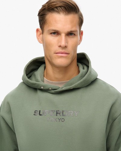 SUPERDRY D1 SDCD LUXURY SPORT LOOSE HOOD ΦΟΥΤΕΡ ΑΝΔΡΙΚΟ - SD0APM2013726A000000