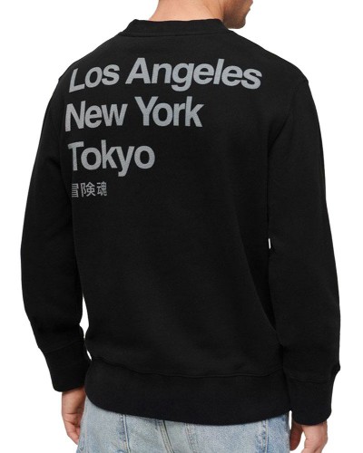 SUPERDRY D1 SDCD CORE LOGO CITY LOOSE CREW ΦΟΥΤΕΡ ΑΝΔΡΙΚΟ - SD0APM2013738A000000