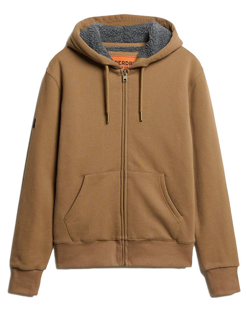 SUPERDRY D2 OVIN BORG LINED ZIPHOOD ΦΟΥΤΕΡ ΑΝΔΡΙΚΟ - SD0APM2013749A000000