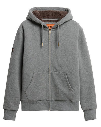 SUPERDRY D2 OVIN BORG LINED ZIPHOOD ΦΟΥΤΕΡ ΑΝΔΡΙΚΟ - SD0APM2013749A000000