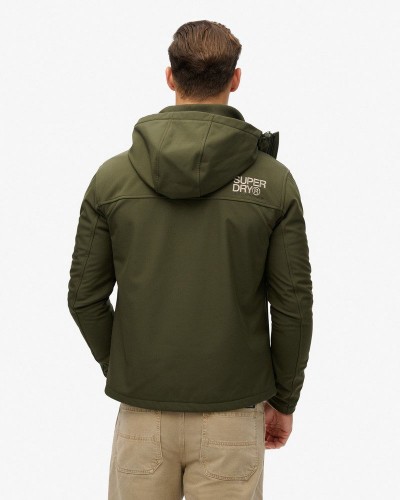 SUPERDRY D2 SDCD HOODED SOFT SHELL TREKKER JKT ΜΠΟΥΦΑΝ ΑΝΔΡΙΚΟ - SD0APM5011926A000000