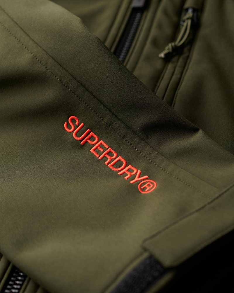 SUPERDRY D2 SDCD HOODED SOFT SHELL TREKKER JKT ΜΠΟΥΦΑΝ ΑΝΔΡΙΚΟ - SD0APM5011926A000000