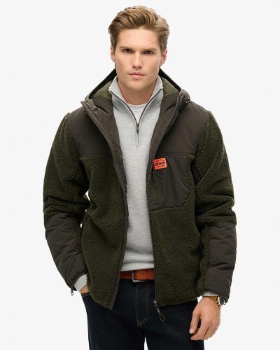 SUPERDRY D3 OVIN HOOD EXPEDITION BORG HYBRID ΜΠΟΥΦΑΝ ΑΝΔΡΙΚΟ - SD0APM5011979A000000