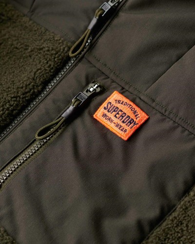 SUPERDRY D3 OVIN HOOD EXPEDITION BORG HYBRID ΜΠΟΥΦΑΝ ΑΝΔΡΙΚΟ - SD0APM5011979A000000