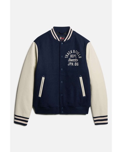 SUPERDRY D2 OVIN VARSITY CHAIN STITCH BOMBER ΜΠΟΥΦΑΝ ΑΝΔΡΙΚΟ - SD0APM5012037A000000