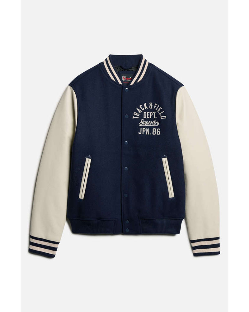 SUPERDRY D2 OVIN VARSITY CHAIN STITCH BOMBER ΜΠΟΥΦΑΝ ΑΝΔΡΙΚΟ - SD0APM5012037A000000