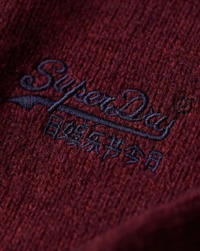 SUPERDRY D2 OVIN ESSENTIAL EMB KNIT HALF ZIP ΠΛΕΚΤΟ ΑΝΔΡΙΚΟ - SD0APM6110640A000000