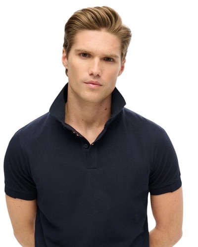 SUPERDRY D1 STUD CITY PIQUE POLO ΜΠΛΟΥΖΑ ΑΝΔΡΙΚΟ - SD0APM1110438A000000