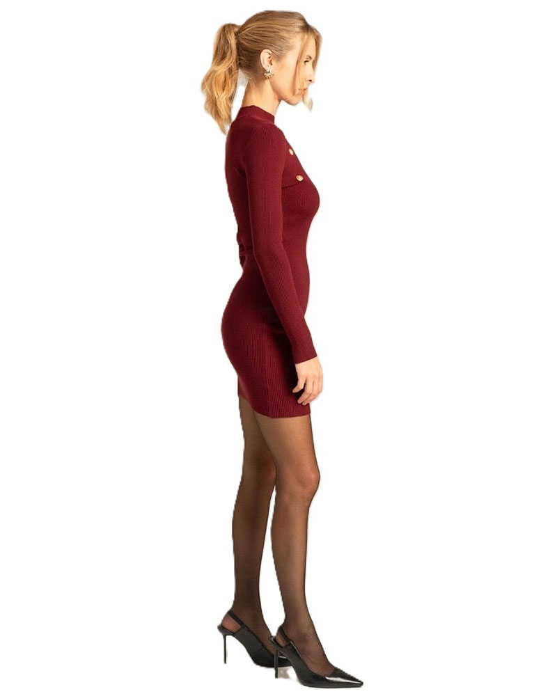 MIND MATTER POPPY KNITTED DRESS - MML24-02-09-002