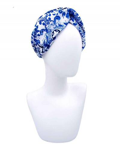 VIND.GR ERDENE COBALT: Bandana, κορδέλα μαλλιών, τεχνητό μετάξι - TS_RBBN_ERDENE_COBALT