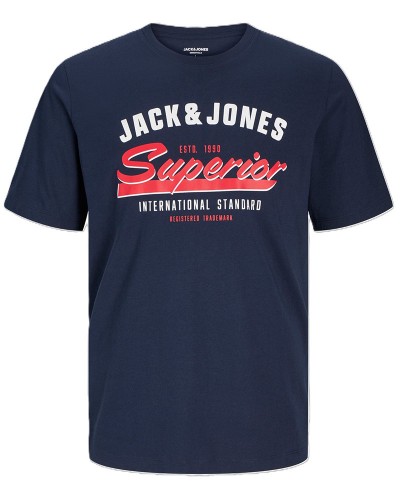 JACK & JONES JJELOGO TEE SS O-NECK 2 COL SS25 SN - 12268267